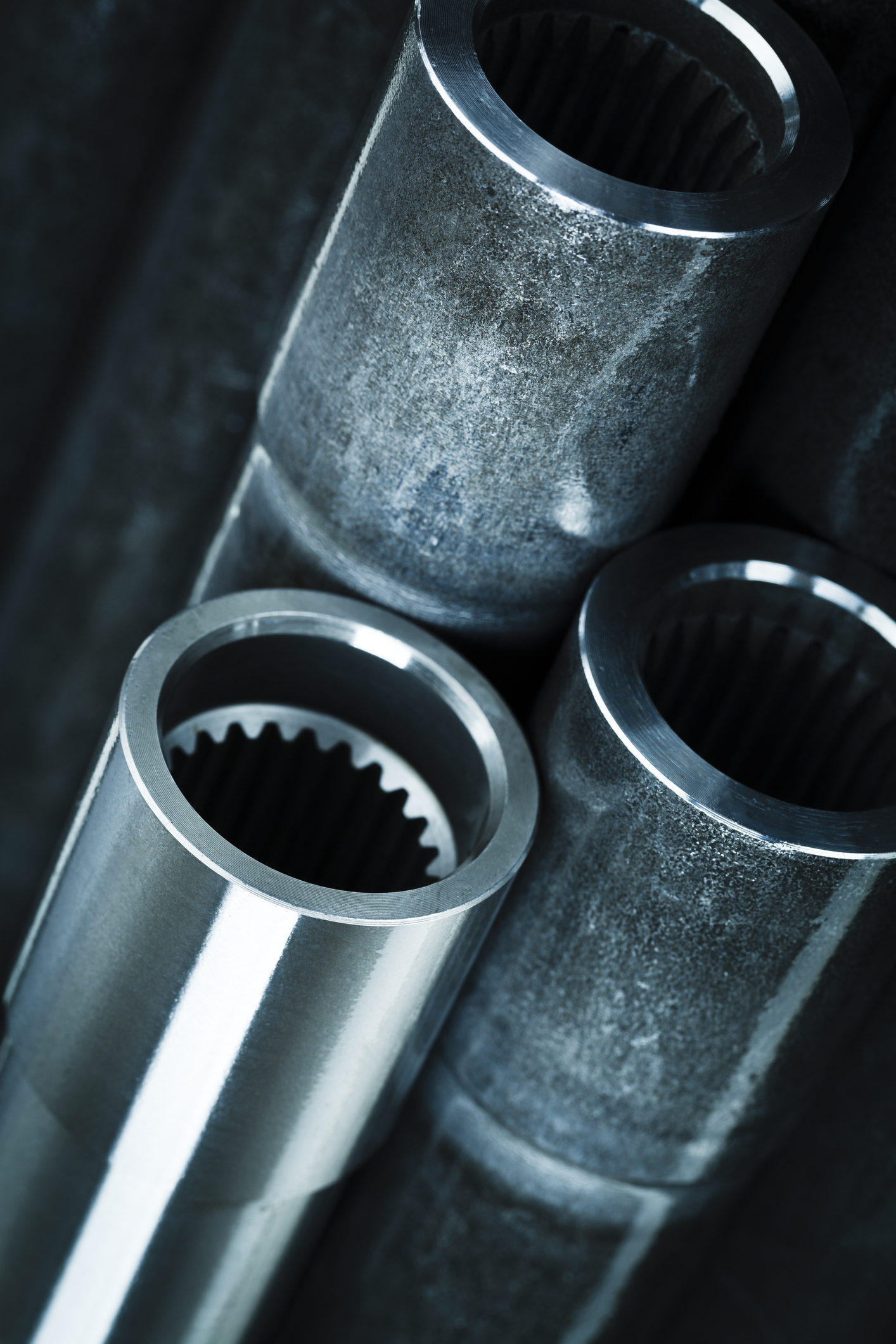 Metal blank machining.